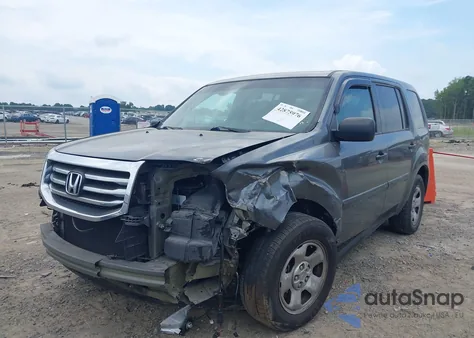 2013 Honda Pilot Lx из США, поврежденный, VIN 5FNYF3H20DB007465